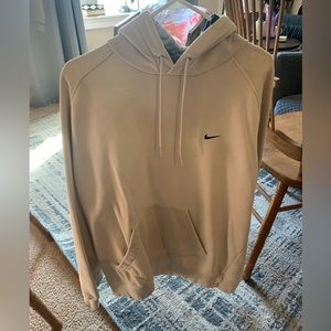 Nike cream colored hoodie xl